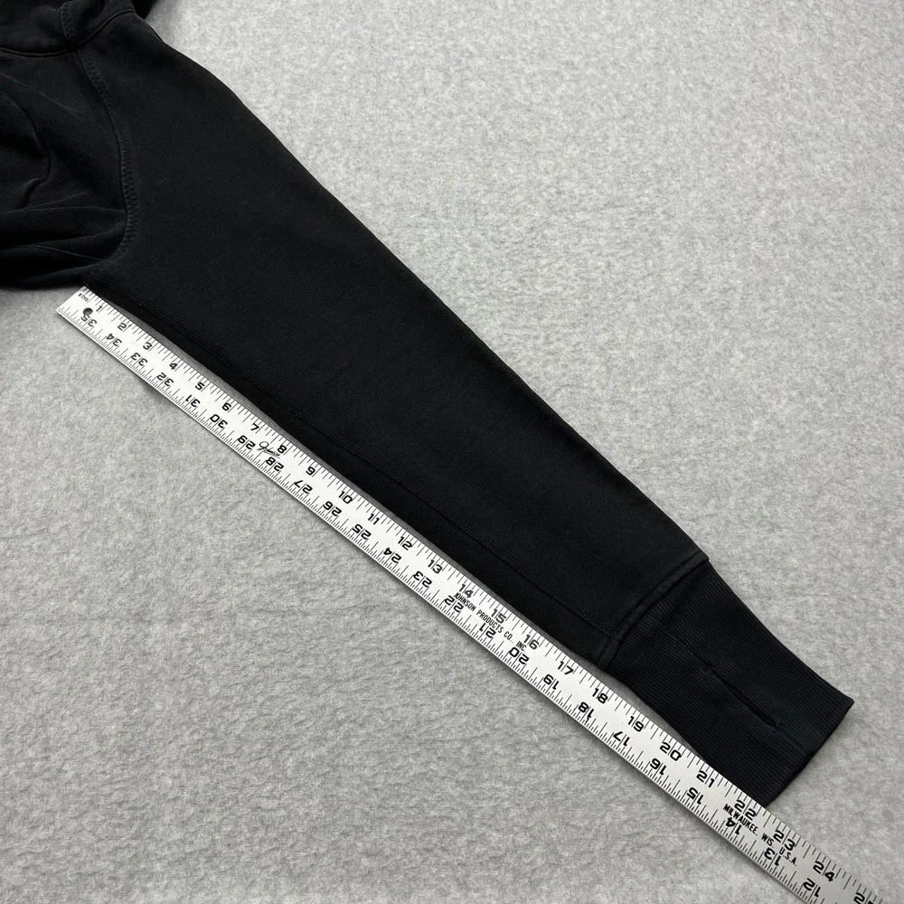 Lululemon Pleat To Street Hoodie Women's 12 Black Terry‎ Full Zip Jacket W4ICXS